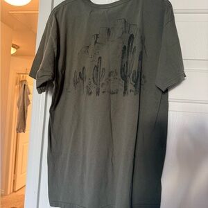 Men's Graphic T-Shirt in Olive Green